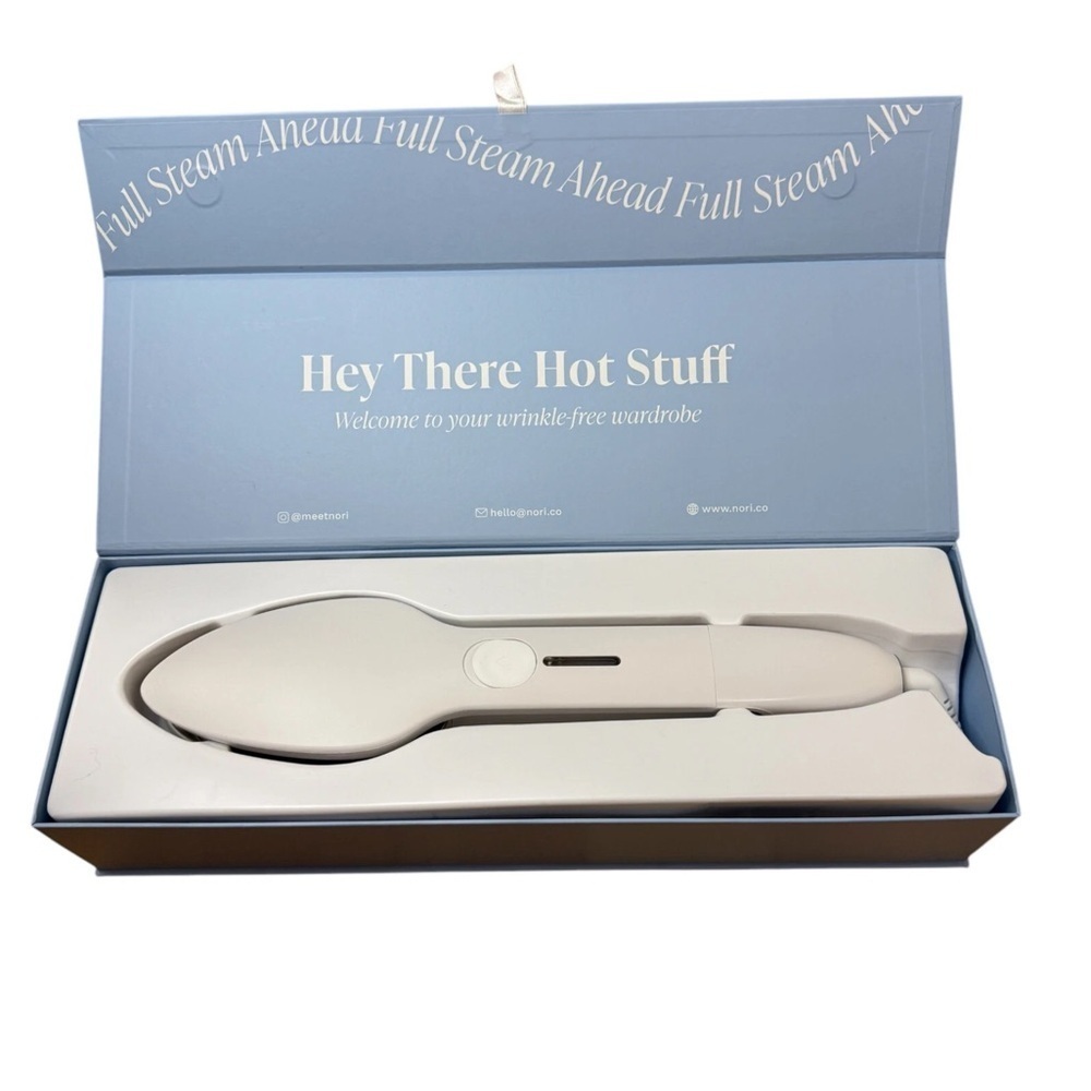 NORI Press Handheld Steam Iron White N2-1WH 24-0719 NEW OPEN BOX - Picture 8 of 15
